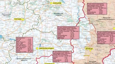 Russian Defence Ministry report on the progress of the special military operation(1–7 June 2024)