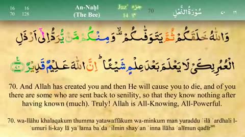 016 - Surah An-Nahl [Tajweed] - Mishary Al-Afasy (iRecite).ogv