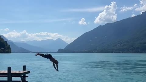 Lake day in the Alps