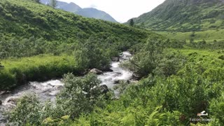 Hiking Reed Lakes Trail in Alaska