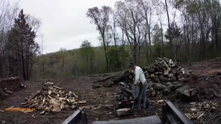 The never-ending pile of wood