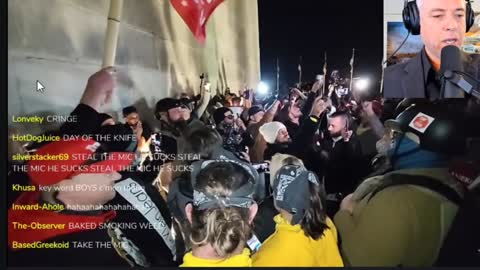 Proud Boys Vs Antifa Tonight In Washington D.C. (11-14-20)