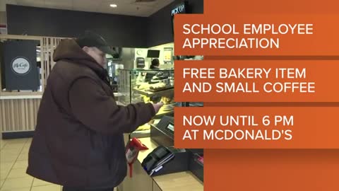McDonald's giving school staff freebies
