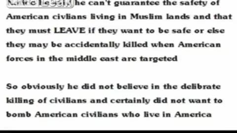 bin Laden never called for killing women and children - Part 2