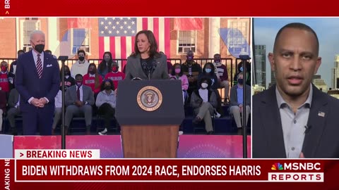 Rep. Jeffries calls Biden's move to step aside a 'heroic act'