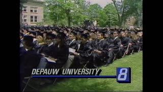 May 22, 1993 - WISH Coverage of Vernon Jordan DePauw Commencement Speech