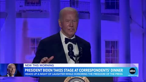 Biden takes to the stage at White House correspondents' dinner for annual roast