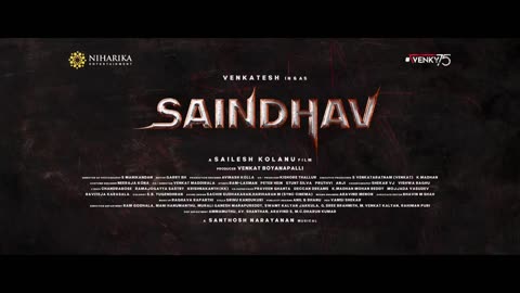 Saindhav teaser venkatesh daggubati