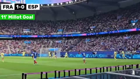 Final football Espagne vs France jeux olympiques Paris 2024