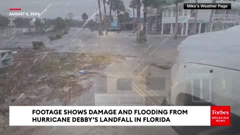 Hurricane Debby Causes Extensive Damage And Flooding As It Makes Landfall In Florida