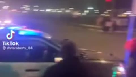 Police Car Blasts "Let's Go Brandon" When Driving Past Trump Supporters