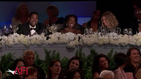 Morgan Freeman Honors Denzel Washington