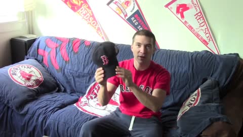 Arty 84 is the Hat Man - A comedic showcase of his Red Sox Hat Collection