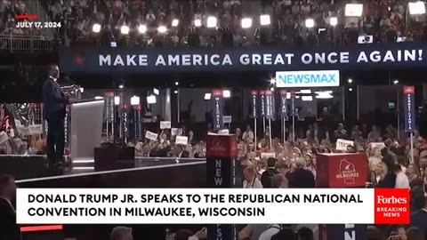 'One Giant Bait And Switch'- Donald Trump Jr. Lists 'Lies From Leftwing Politicians' At The RNC