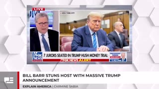 Bill Barr Stuns Host With Massive Trump Announcement