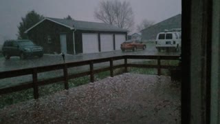 Indiana hail storm