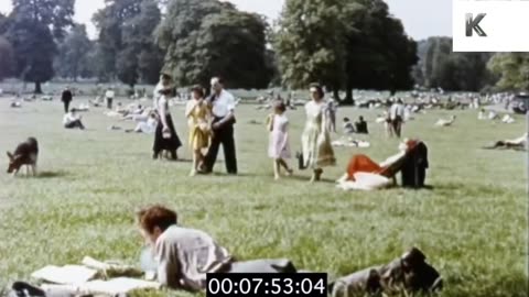 No migrants no problems: A warm day in London in the 70s