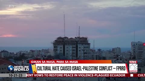 Cultural hate is the cause of Israel-Palestine conflict –FPRRD