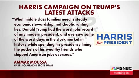 Trump blames Biden, Harris for market losses, but credits himself for gains