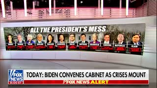 Joe Biden Holds Cabinet Meeting While Kamala Harris Is In France