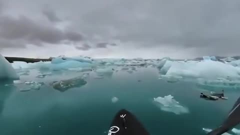 Kayaking in the Arctic😍