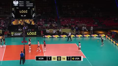 🇺🇸 USA vs 🇰🇷 KOR - Full Match Showdown in Paris 2024 Olympic Qualification Volleyball Tournament!