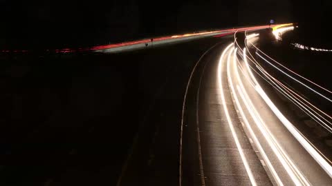 highway at night