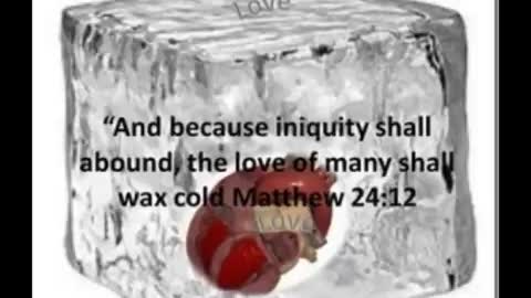 20180304 THE LOVE OF MANY SHALL WAX COLD