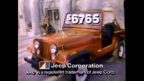 May 15, 1982 - Jeeps for $6,765