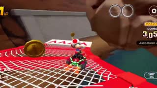 Mario Kart Tour - N64 Choco Mountain R/T Gameplay