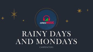 Rainy days and Mondays I Carpenters I karaoke with Lead Vocal I ExpressMusic