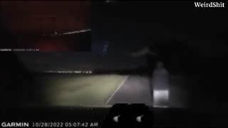 UK DRIVER CAUGHT A GHOST ON THE ROAD WITH HIS DASHCAM