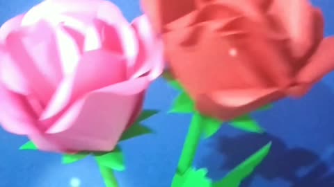 DIY Easy Paper Rose 🌹 Making | Paper Rose Making | Paper Flower Making | DIY Easy Flower | #shorts
