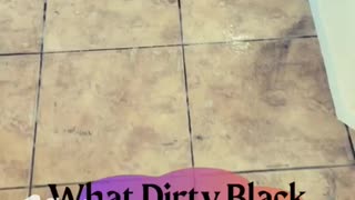 What Dirty Black Grout Looks Like