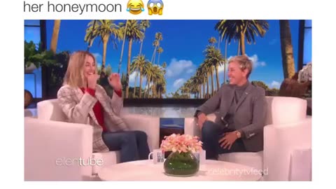 Margot Robbie ran into Ellen and Obama on Her Honeymoon