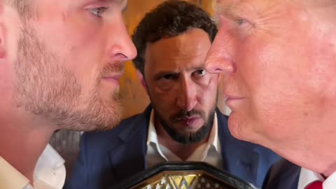 Face off with Logan Paul #Trump #MAGA #USA #Trump2024 #Trending #DonaldTrump