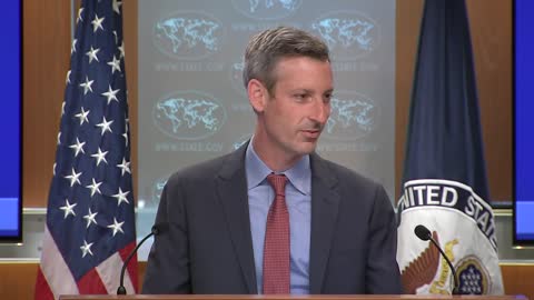 State Department spokesperson Ned Price holds briefing