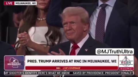 There he is…. Trump makes an appearance. Who’s crying?? 😢