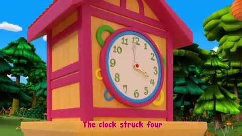 THE MOUSE RUN UP ! THE CLOCK ! NURSERY RHYMES FOR BABIES AND KIDS !!!!