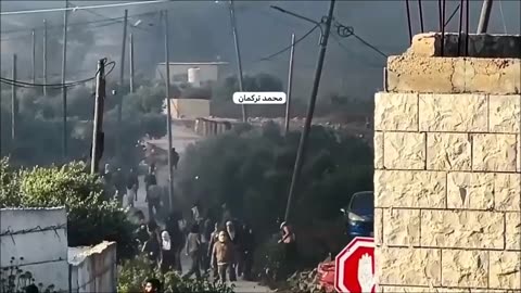 ►🚨🇮🇱⚔️🇵🇸❗️⚡️ Mosque sounds Alarm Israeli Settler Mobs invade/shoot/set fire town al-Mughayyir
