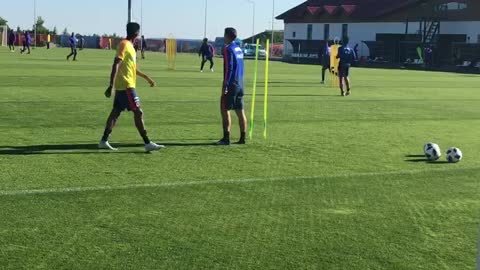 Entrenamiento de la selección Colombia en Rusia