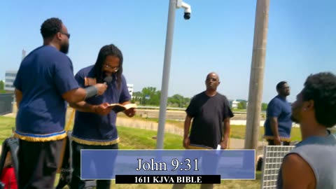 Man rolls weed while listening to the bible