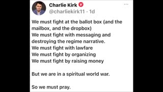 We must pray & fight