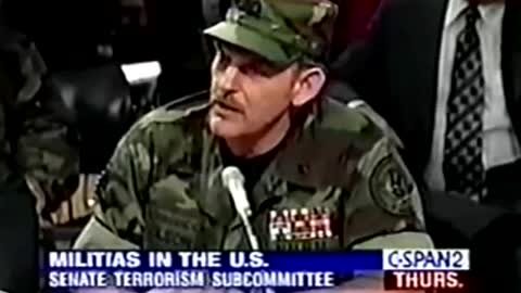 Senate Terrorism Subcommittee American Militia 1995 7/10