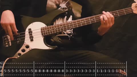 Papa Roach - Forever Bass Cover (Tabs)