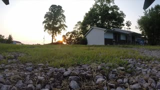 Flying Drone over Buckeye Lake Ohio August 2023