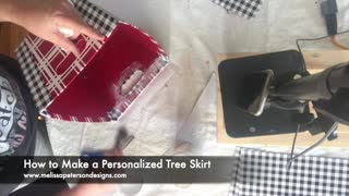 How to Make a Personalized Tree Skirt (box)!