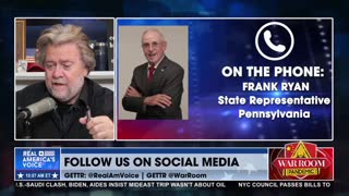 State Rep. Frank Ryan (R-PA) Joins War Room to Discuss Unverified Voters Receiving Ballots