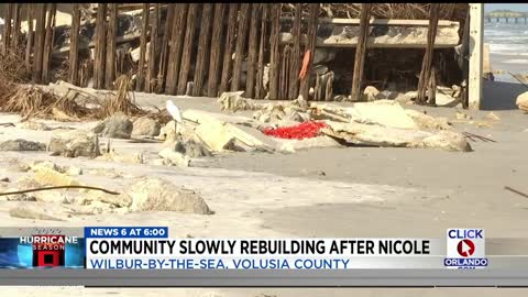 Wilbur-by-the-Sea community slowly rebuilds after Hurricane Nicole