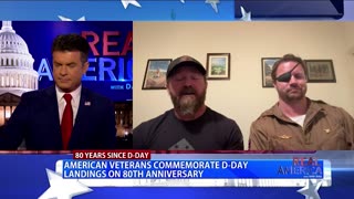 REAL AMERICA -- Dan Ball W/ Nick Kush & Rep. Dan Crenshaw, D-Day Commemoration, 6/6/24